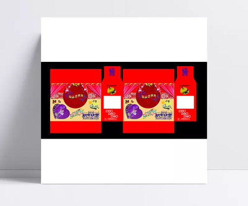 红色简洁包装盒设计 提升食品品牌形象的精致选择